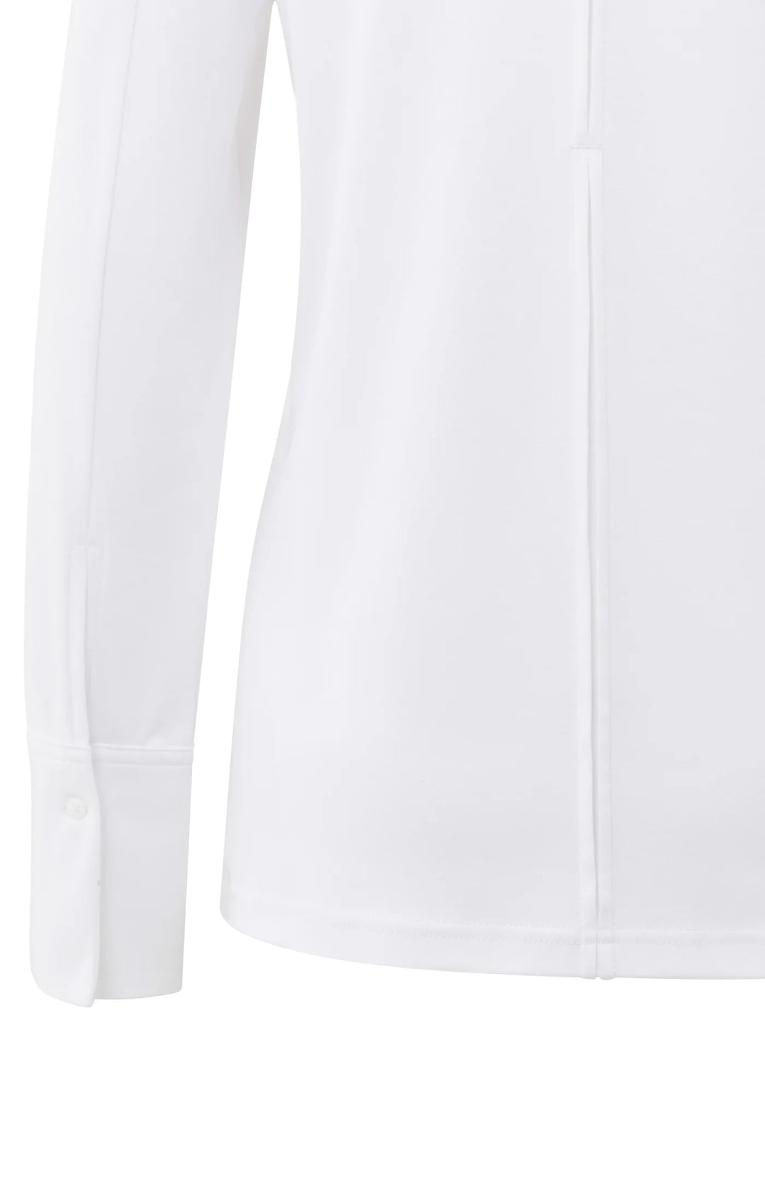 YAYA White Long Sleeve Jersey Top