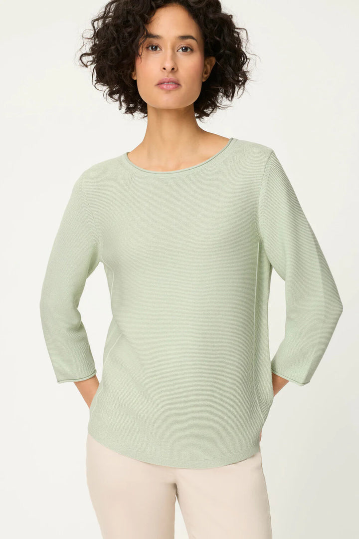 Olsen Soft Mint 3/4 Sleeves Sweater