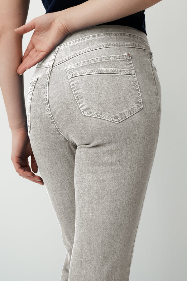 Anna Montana Jump In Slim 7/8 Leinen Jeans