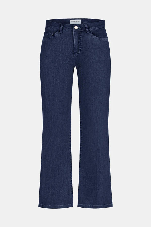 Anna Montana Finja Flared Dark Denim Jeans