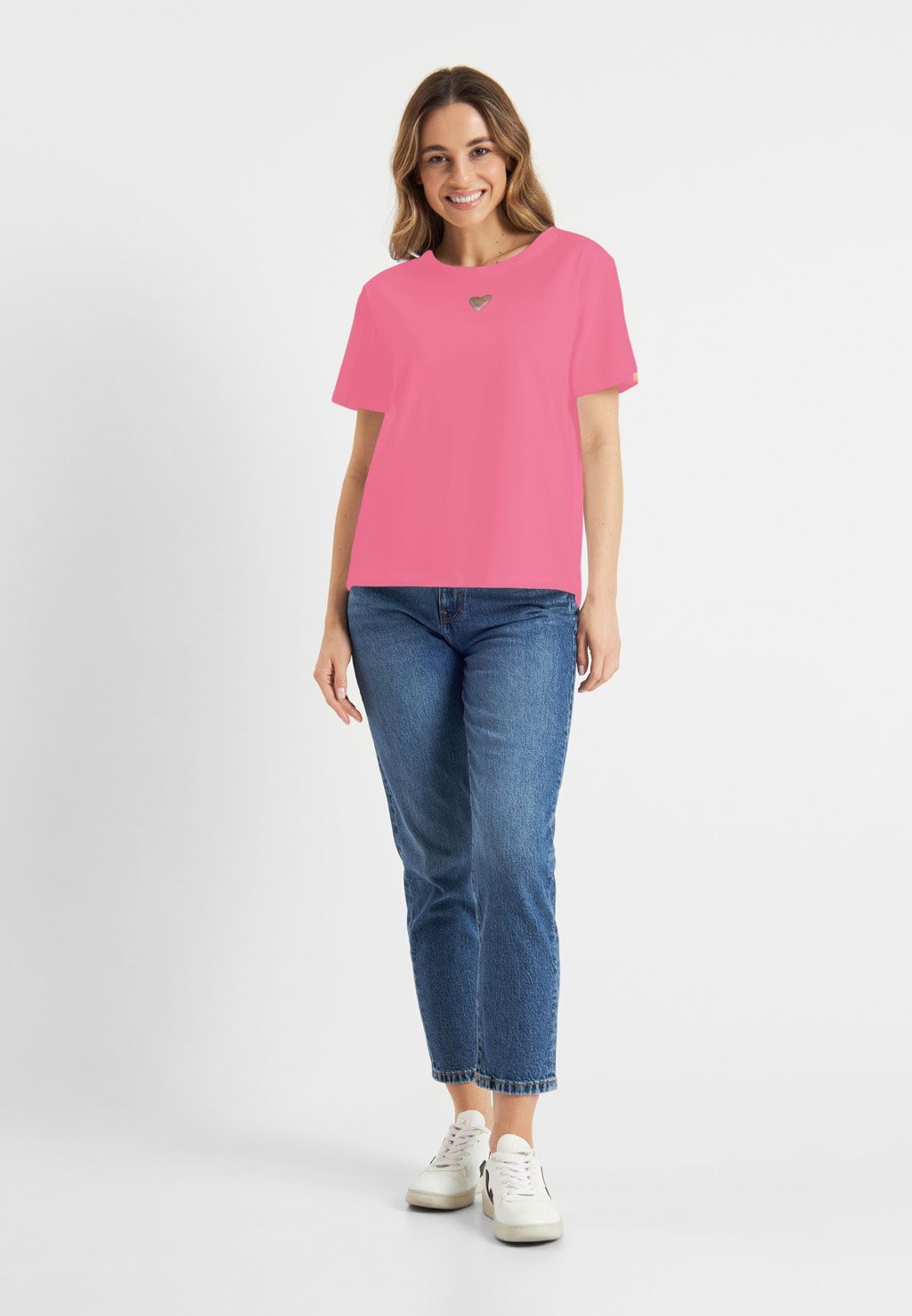 Frieda & Freddies Pink Short Sleeve Top