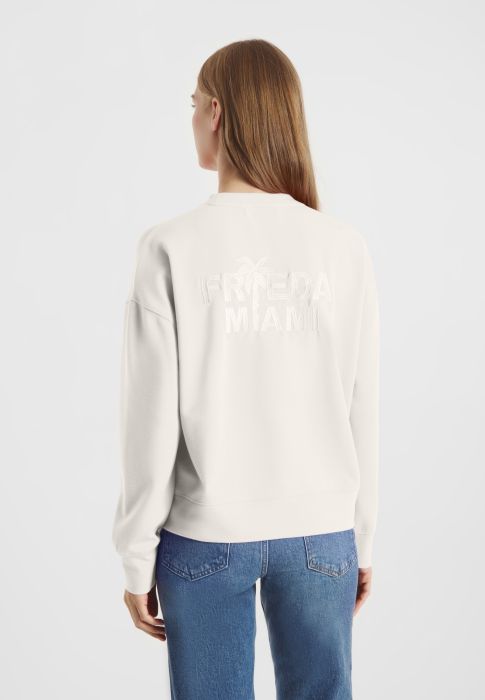 Frieda & Freddies Off White Sweatshirt