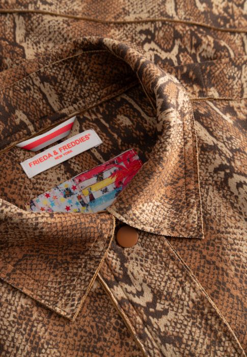 Frieda & Freddies Snake Print Jacket