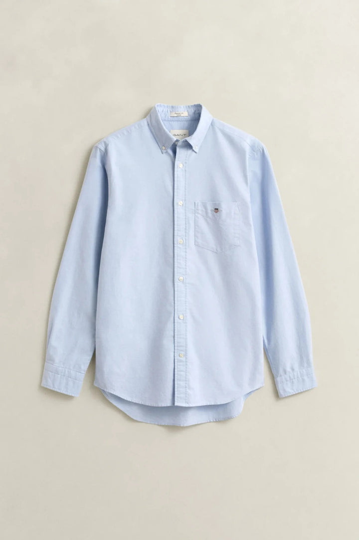 GANT Regular Fit Cotton Oxford Shirt, Blue