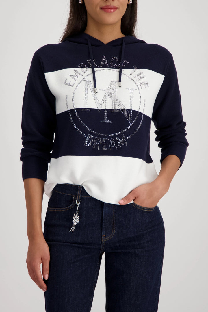 Monari Navy Knitted Jumper
