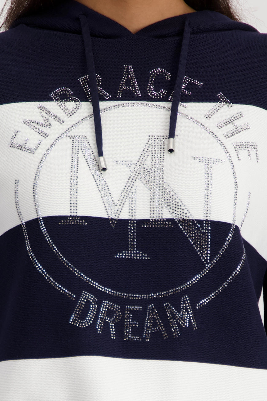 Monari Navy Knitted Jumper