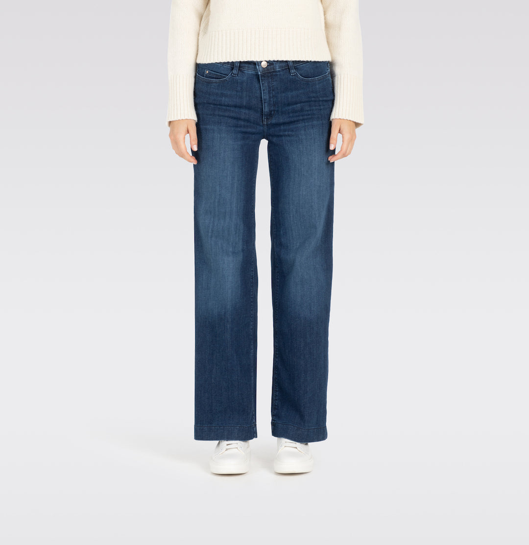 Mac Jeans Dream Wide Denim Cobalt Authentic Wash Jeans