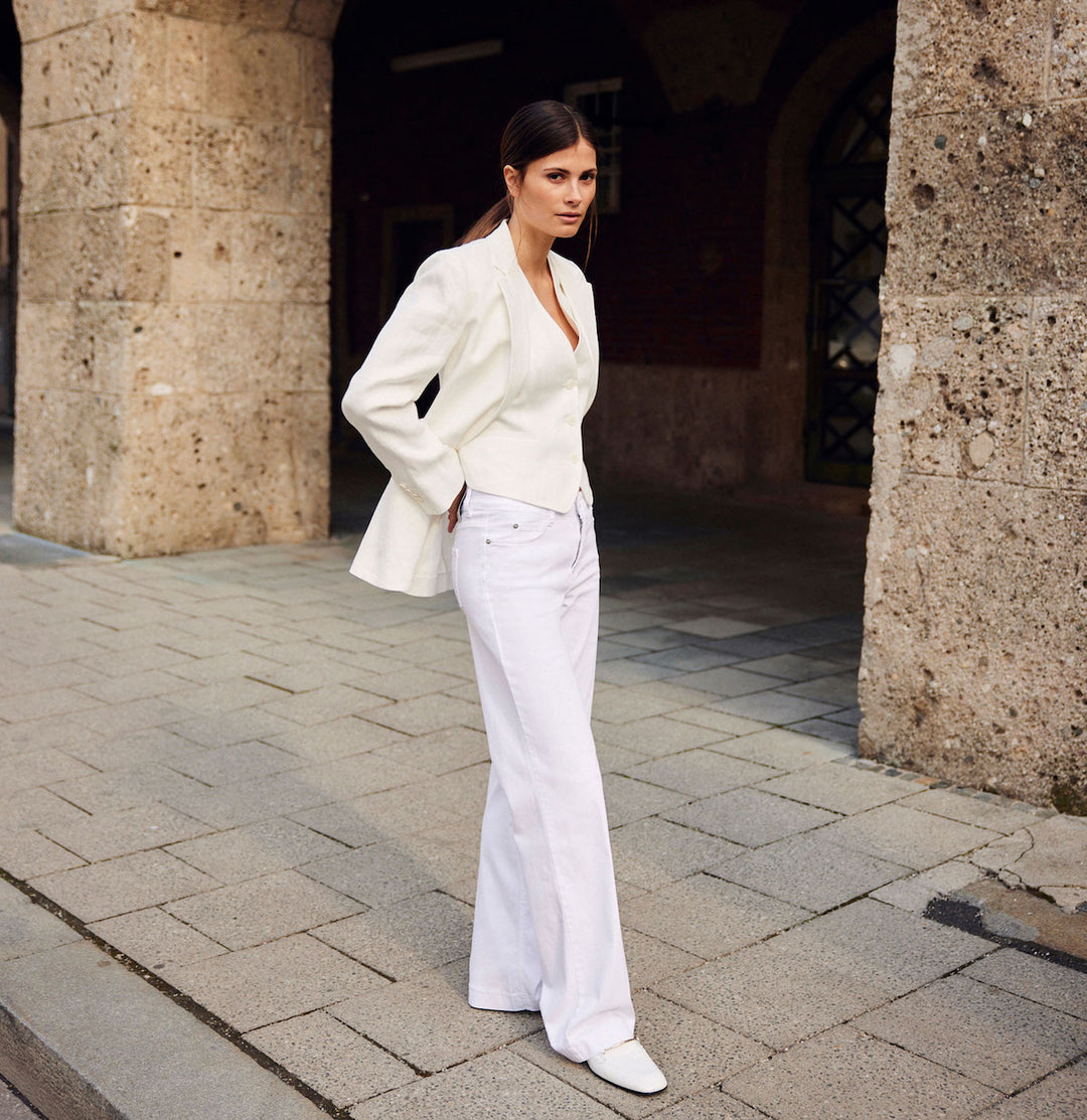 Mac Jeans Dream Wide White Dream Wonder Denim Jeans