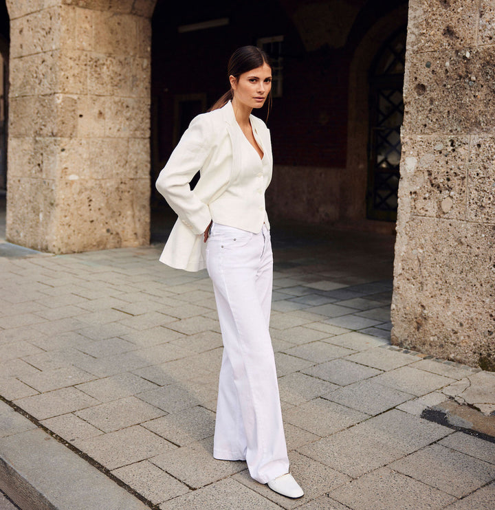 Mac Jeans Dream Wide White Dream Wonder Denim Jeans