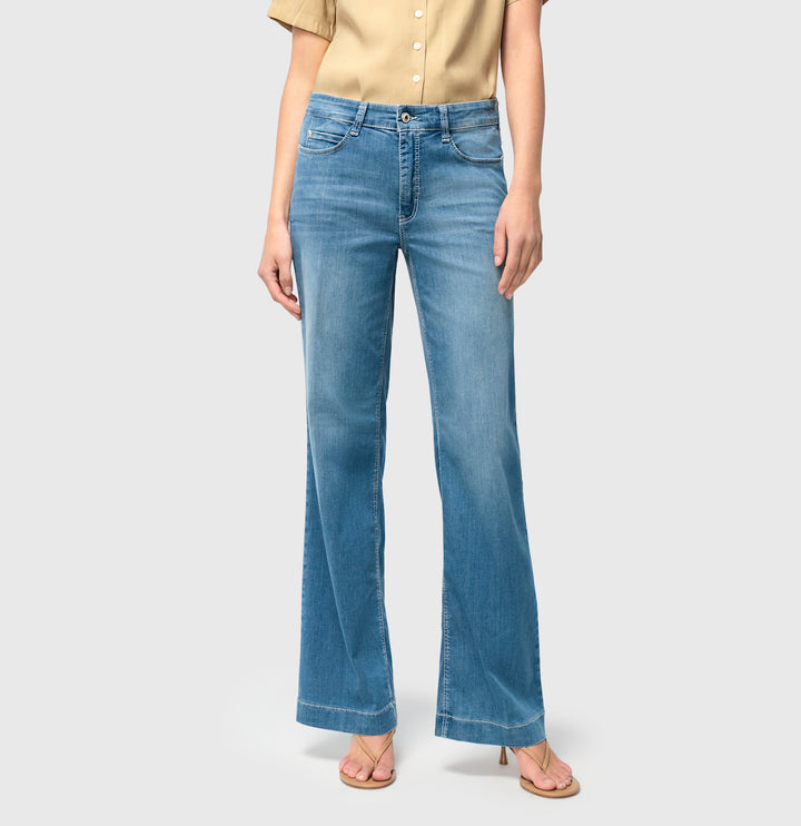 Mac Jeans Dream Wide Mid Blue Wash Dream Wonder Light Denim Jeans
