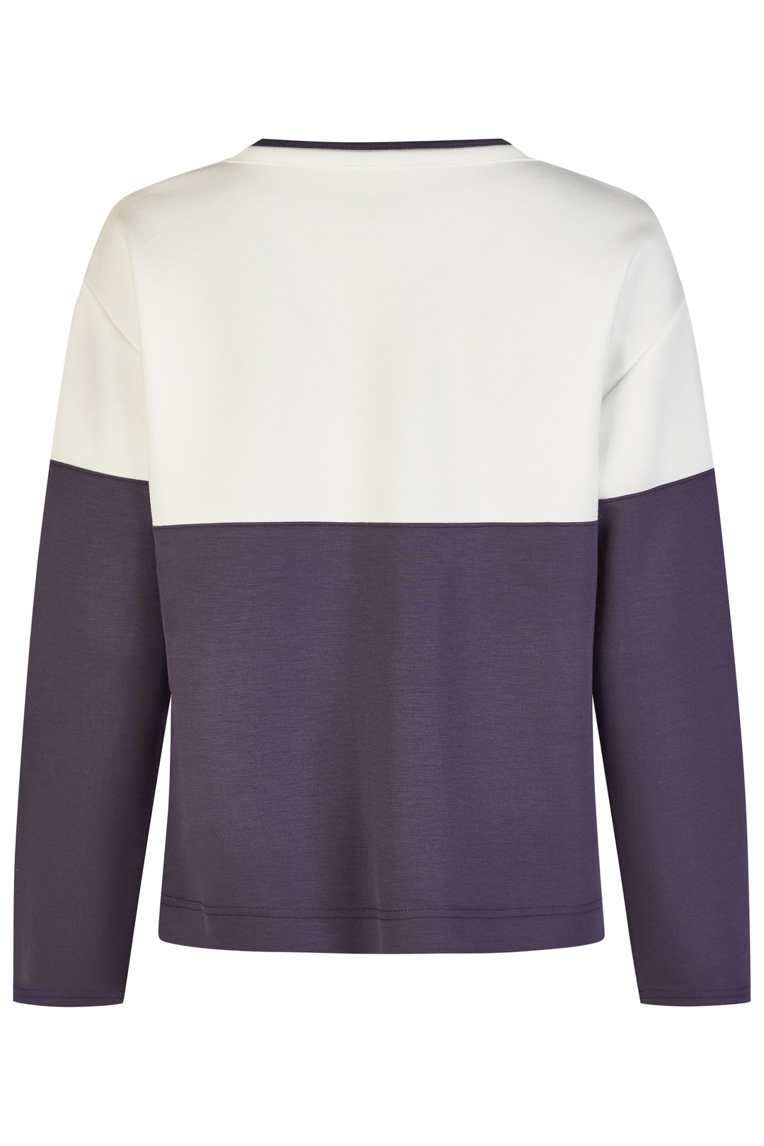 Barbara Lebek Navy Block Sweatshirt With Lettering