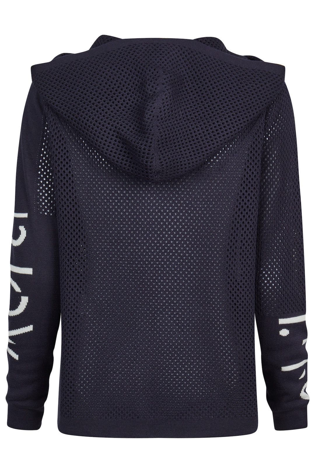 Barbara Lebek Navy Zip Print Jacket