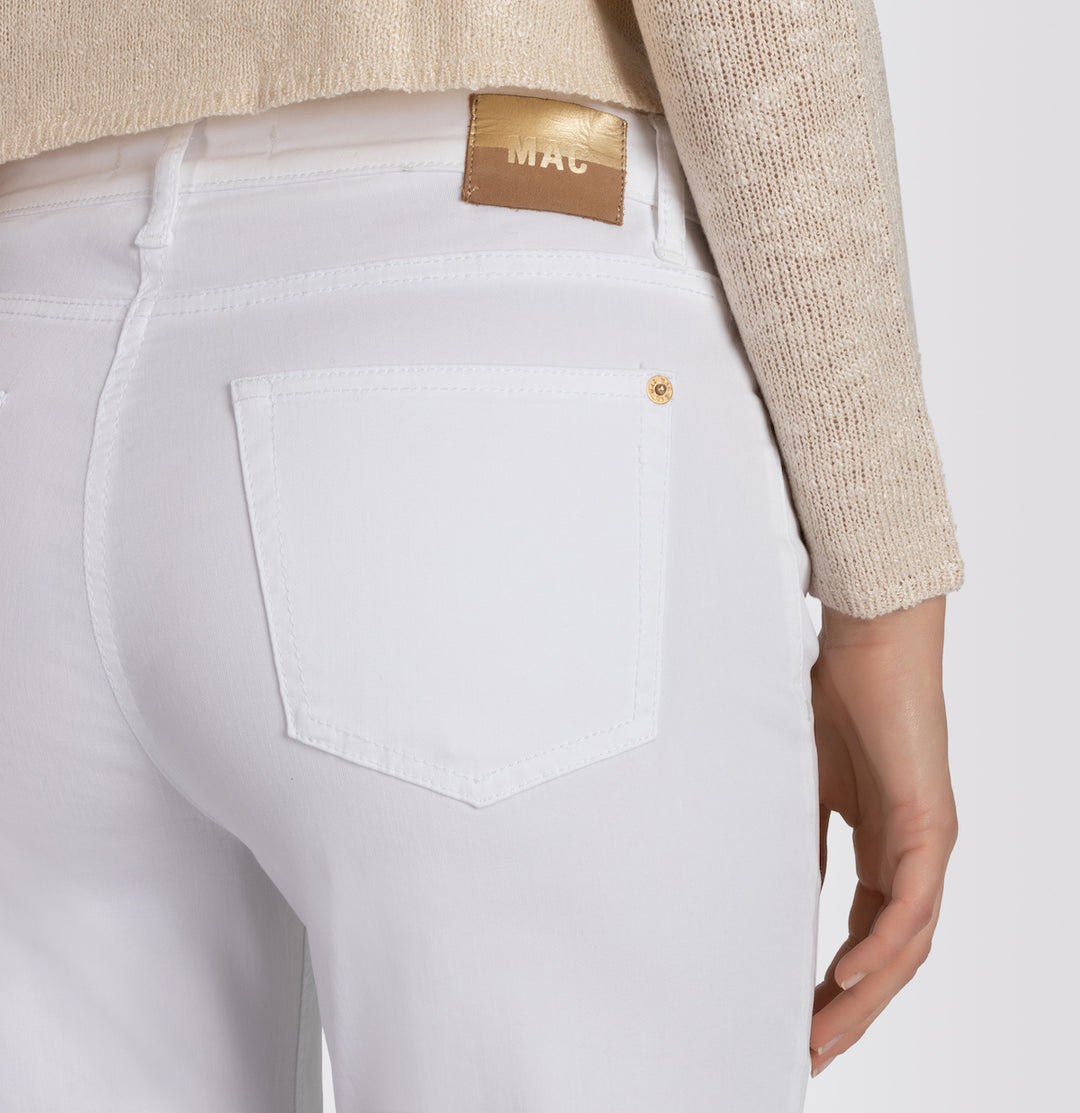 Mac Jeans Culotte White Lightweight Denim Jeans