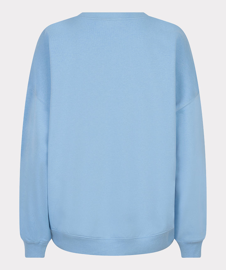 EsQualo Blue 'Chicago' Printed Sweater