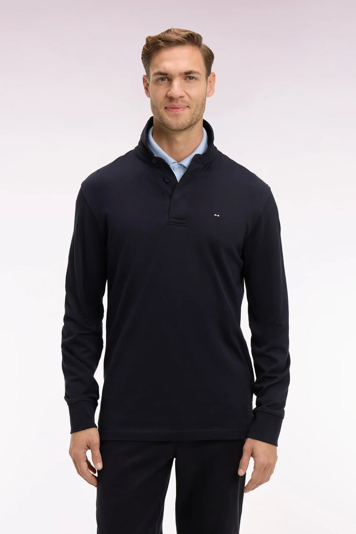 Eden Park Long Sleeve Jersey, Navy