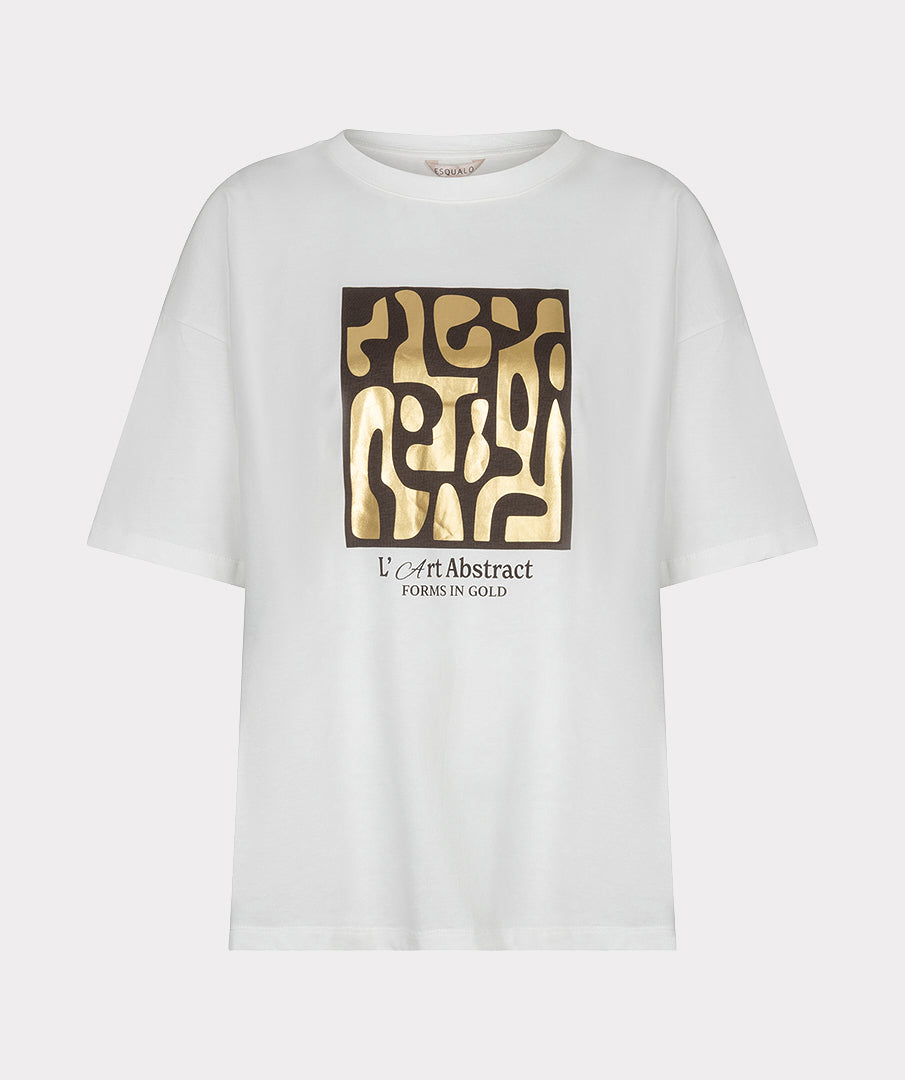 EsQualo 'Forms' T-shirt, Cacao