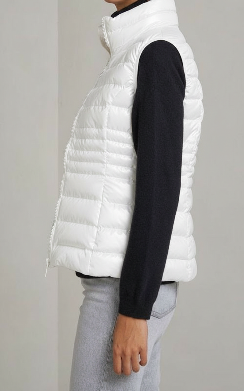 Lightweight Metallic Down Gilet
