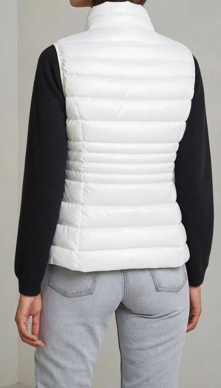 Lightweight Metallic Down Gilet
