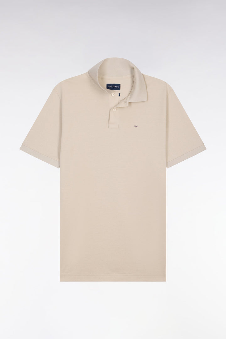 Eden Park Beige Regular Fit Polo Shirt