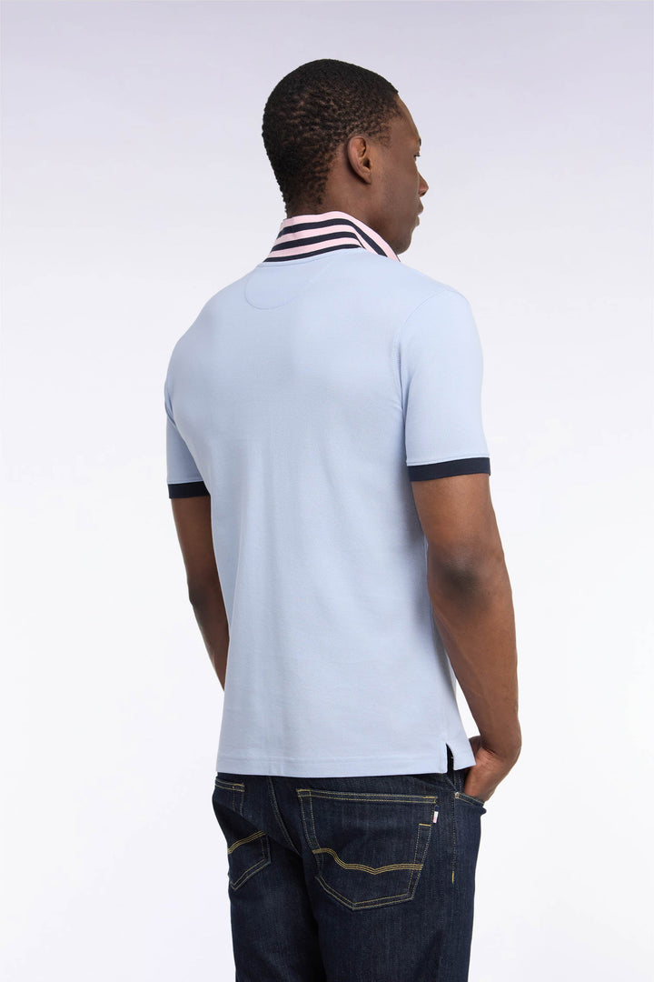 Eden Park Pima Cotton Polo Shirt, Blue