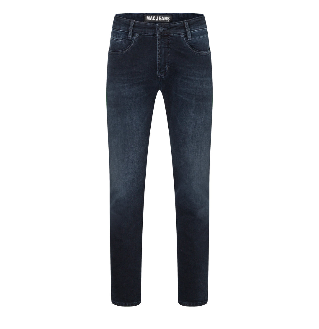 Mac Jeans Arne Pipe Slim Driver Jeans, Blue Black