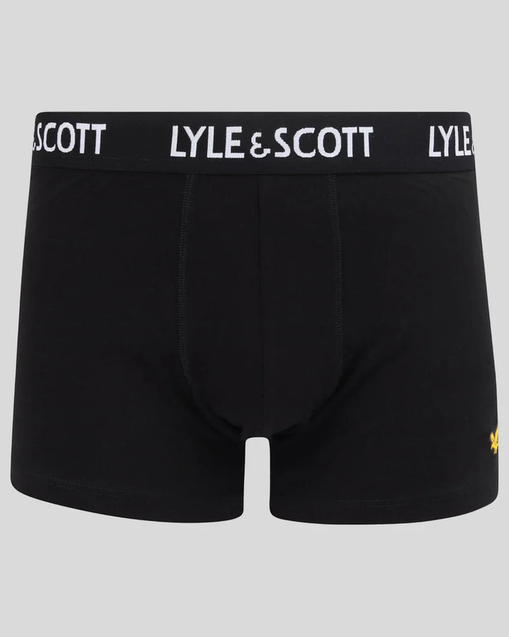 Lyle & Scott Black 3 Pack Basic Core Trunks