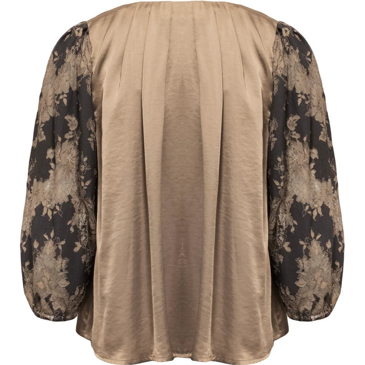 Costamani Laci Blouse, Grey Sand
