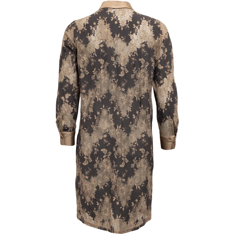 Costamani Laci Long Shirt, Grey Sand