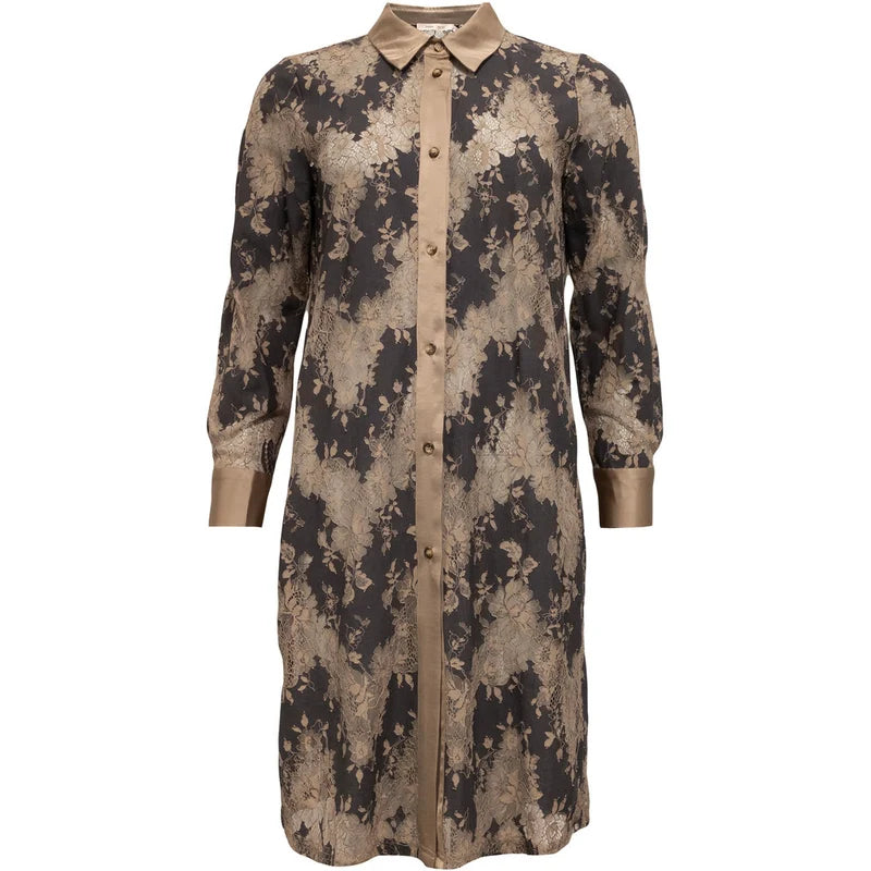 Costamani Laci Long Shirt, Grey Sand