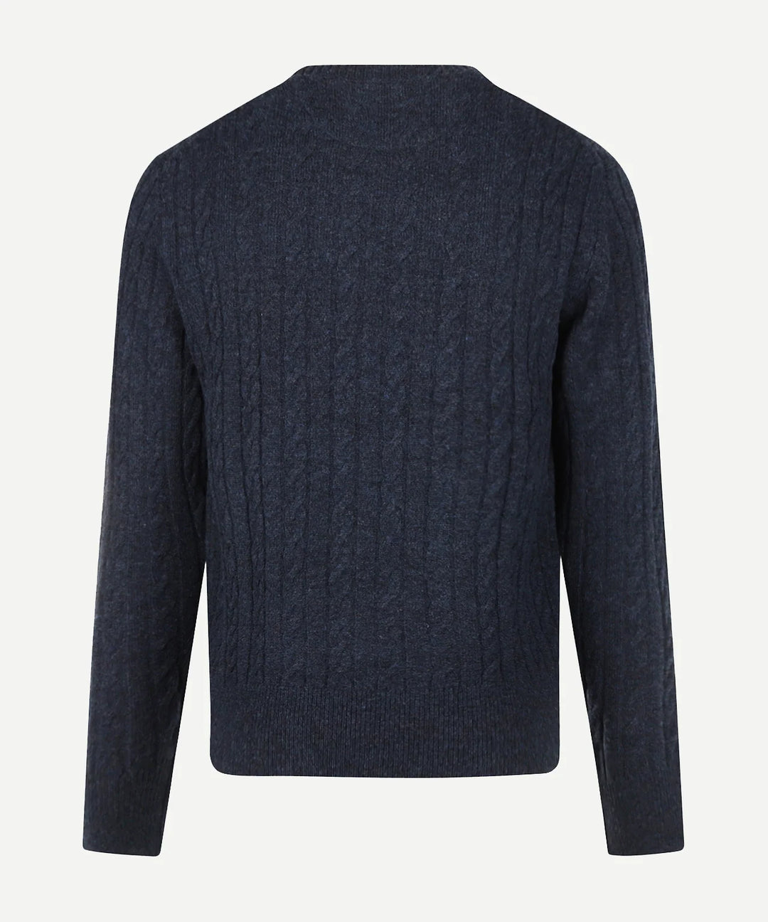 McGregor Lambswool Cable Knit Sweater, Navy