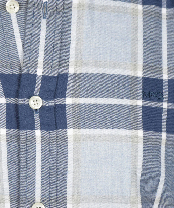 McGregor Melange Check Shirt, Light Blue