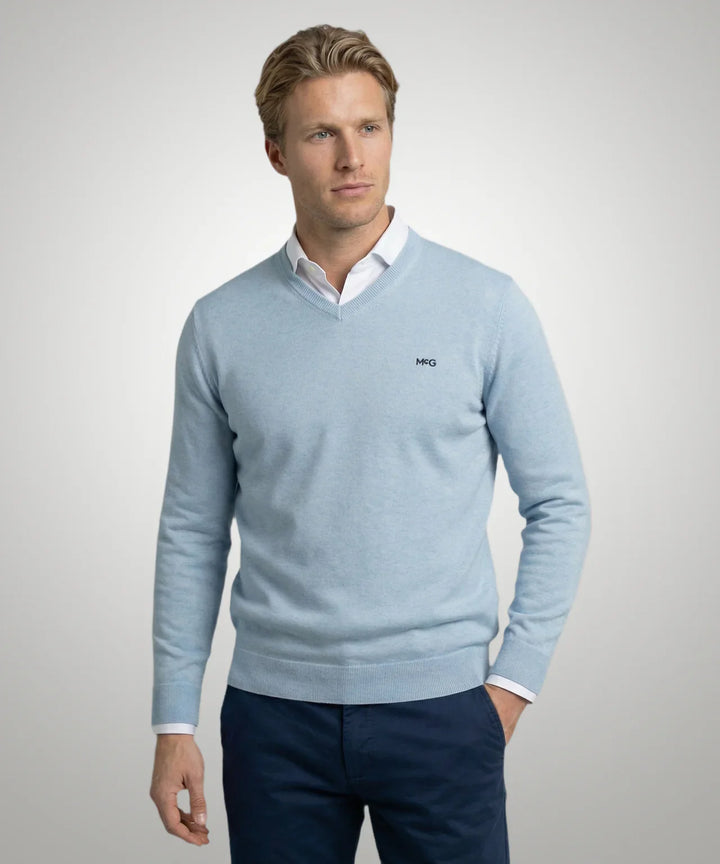 McGregor Light Blue V-Neck Sweater