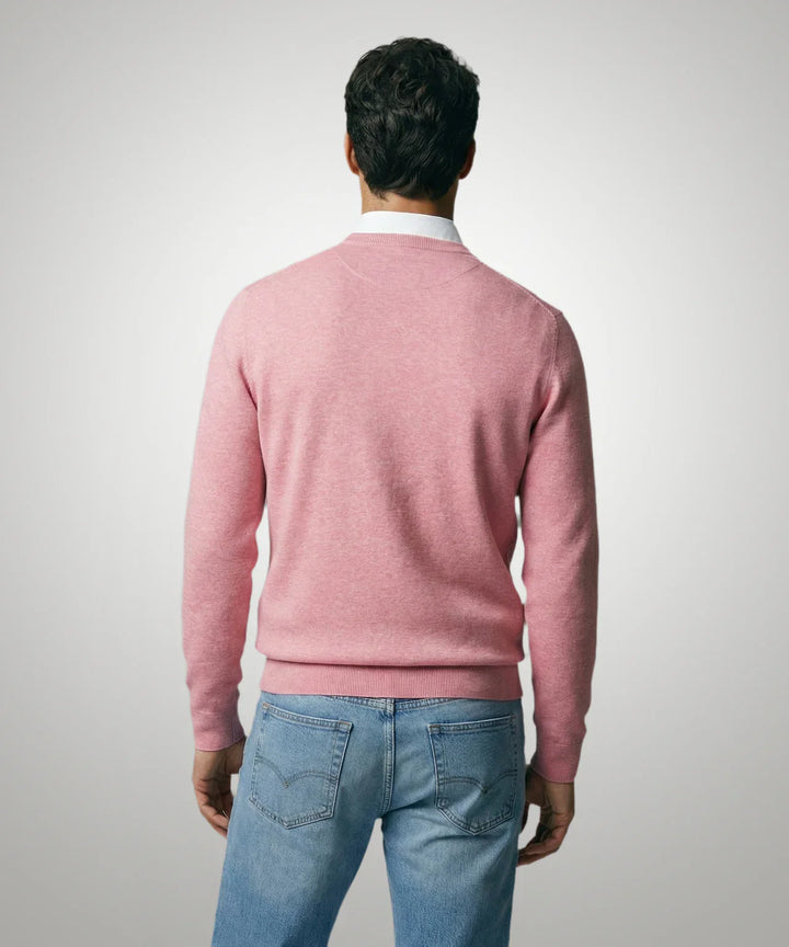 McGregor Light Pink Round Neck Sweater