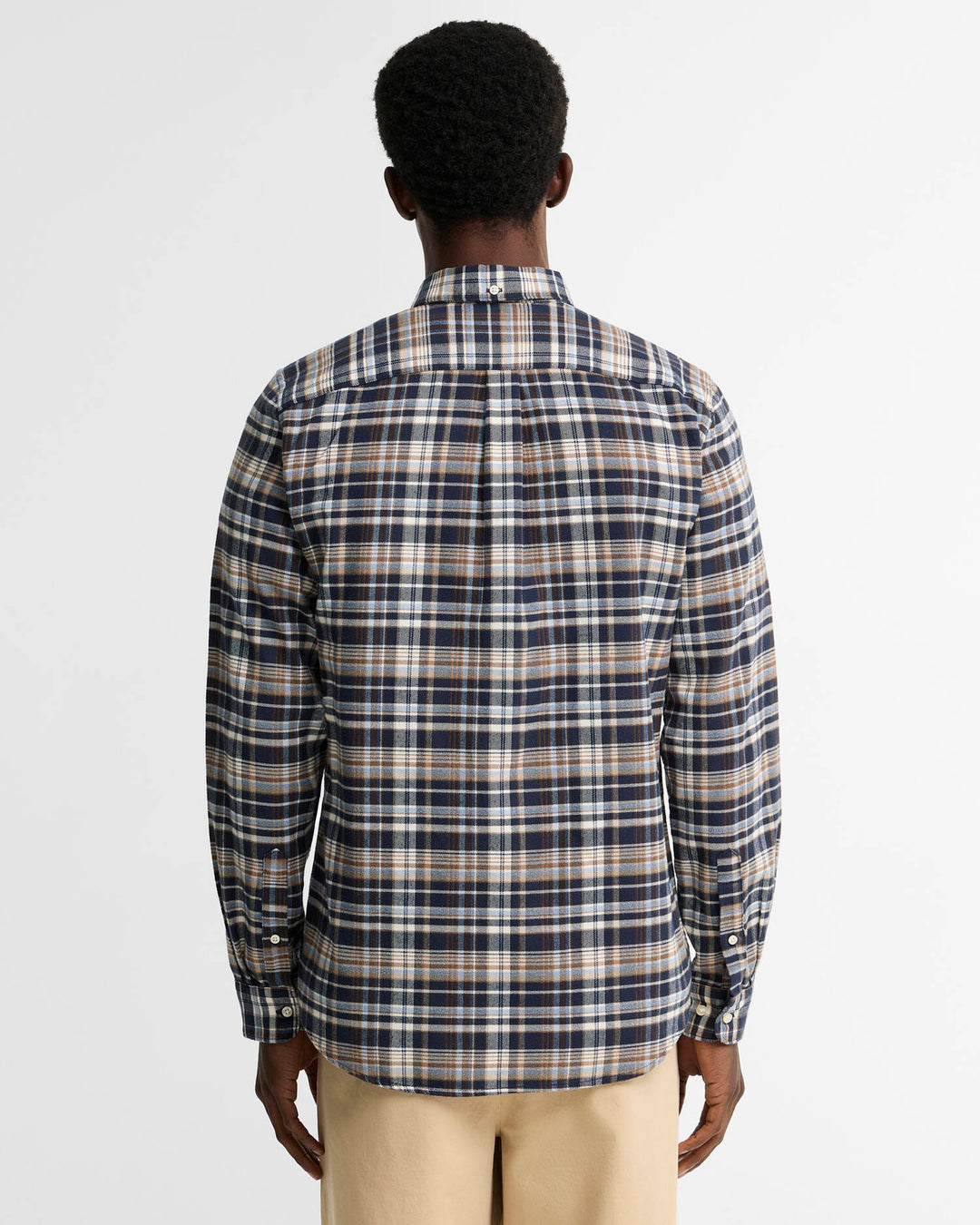 Barbour Northfell Tailored Checked Shirt, Navy