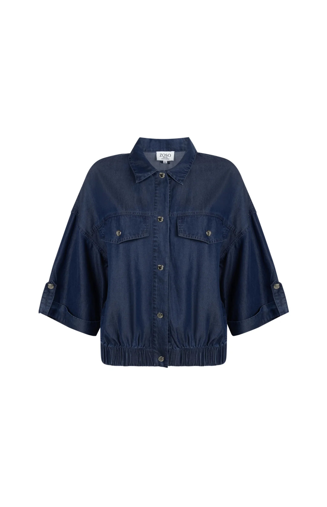 Zoso Maartje Dark Denim Blouse