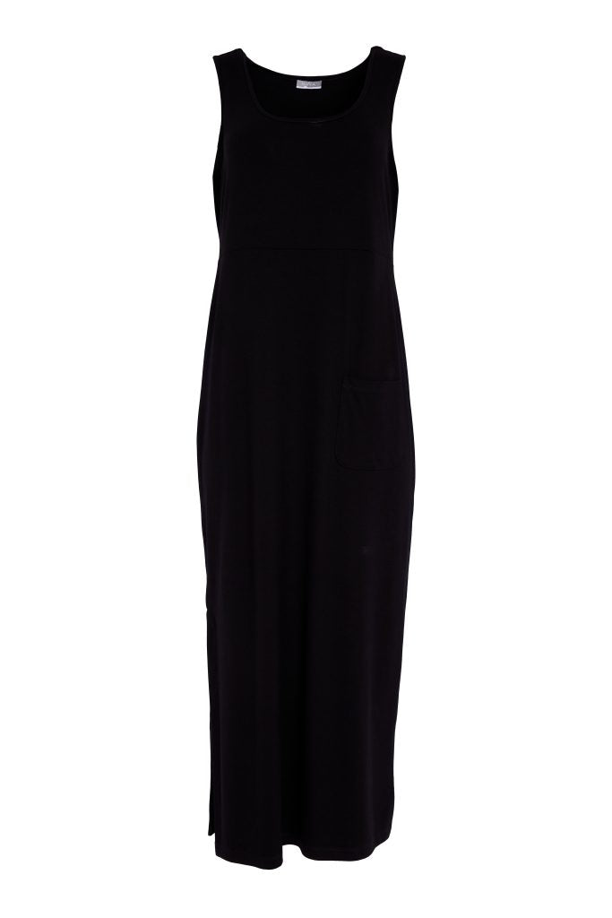 NAYA Black Basic Jersey Dress With Pocket Detail