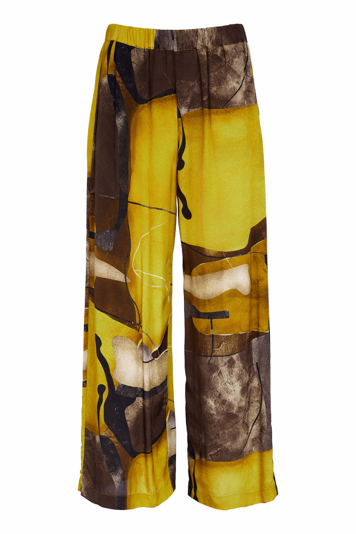 NAYA Oasis Wide Leg Print Pull Up Trousers