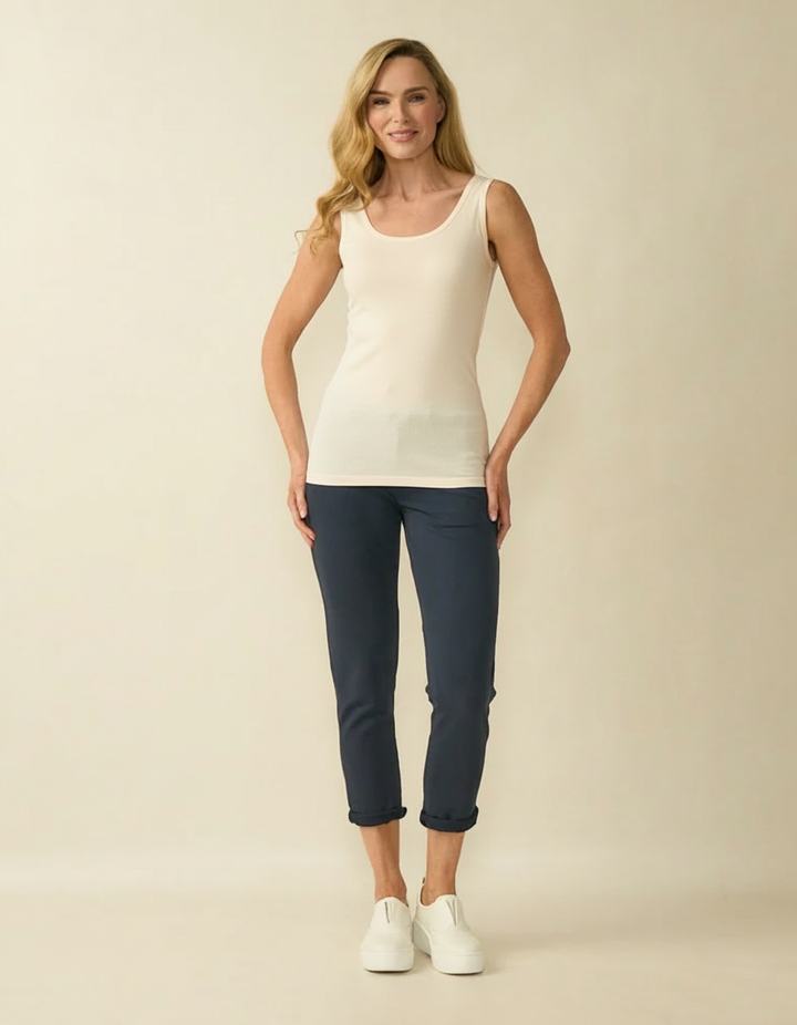 Decollage Cream PIA Basic Vest