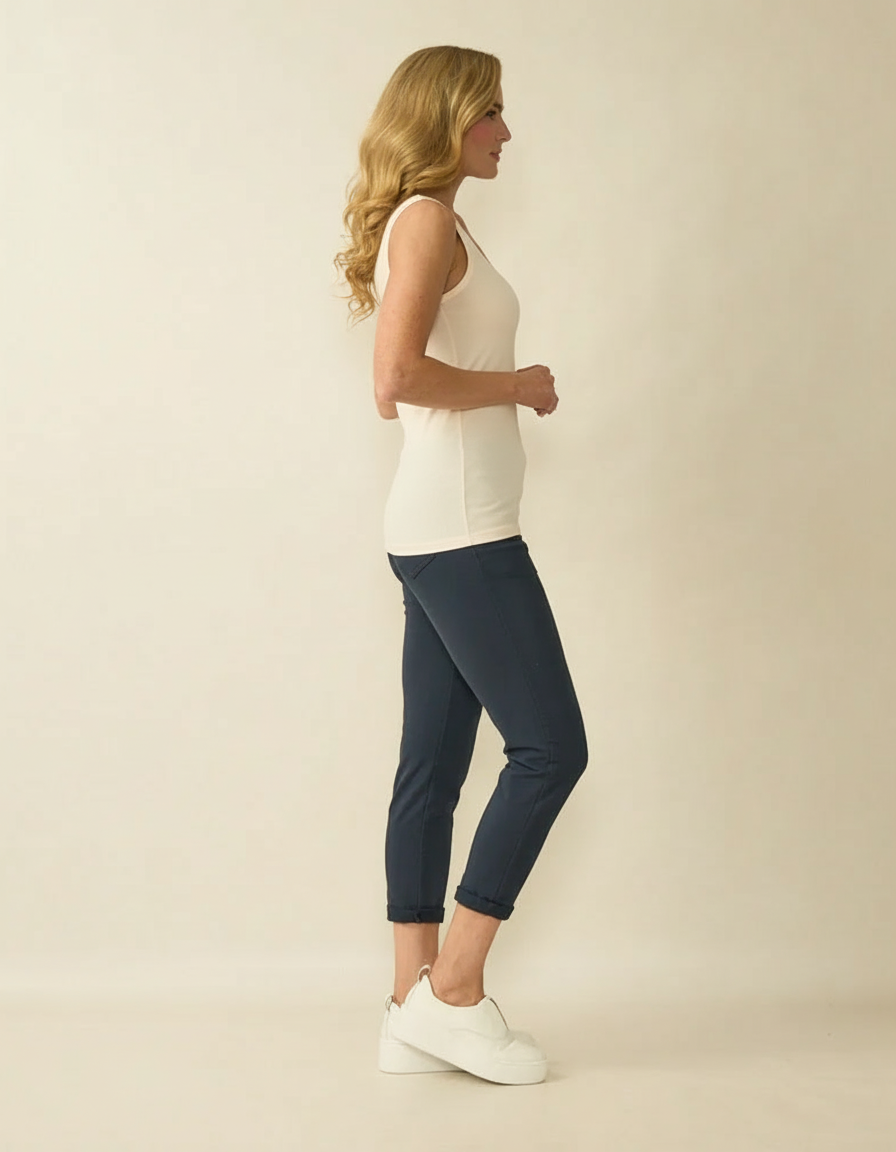 Decollage Cream PIA Basic Vest