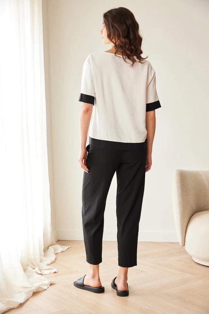 Peruzzi Metallic Brush Top