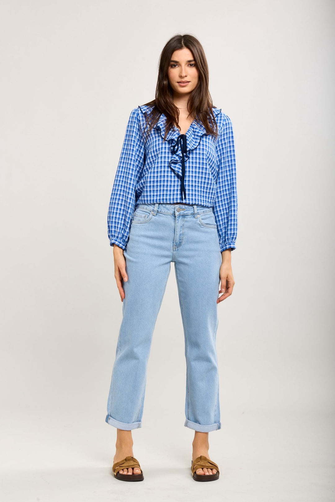 Toxik Light Denim Stretch Mom Jeans