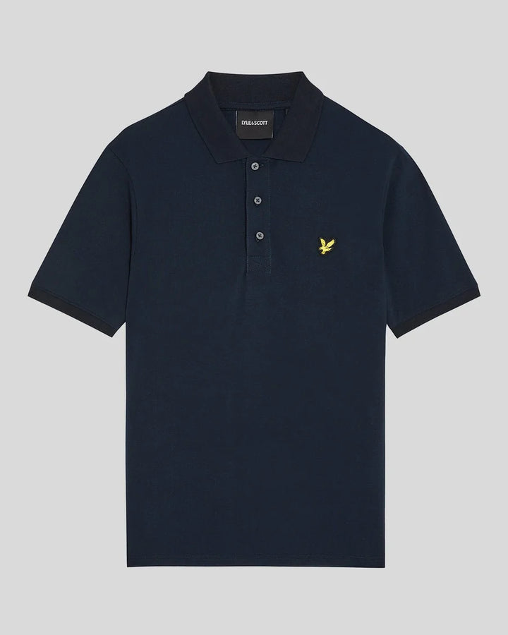 Lyle & Scott Cotton Polo Shirt, Dark Navy